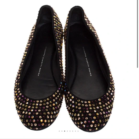 Giuseppe Zanotti embellished flats - Picture 1 of 9